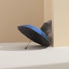The blue and black dual-color folding umbrella is waterproof, sun-proof, portable and lightweight Specification image